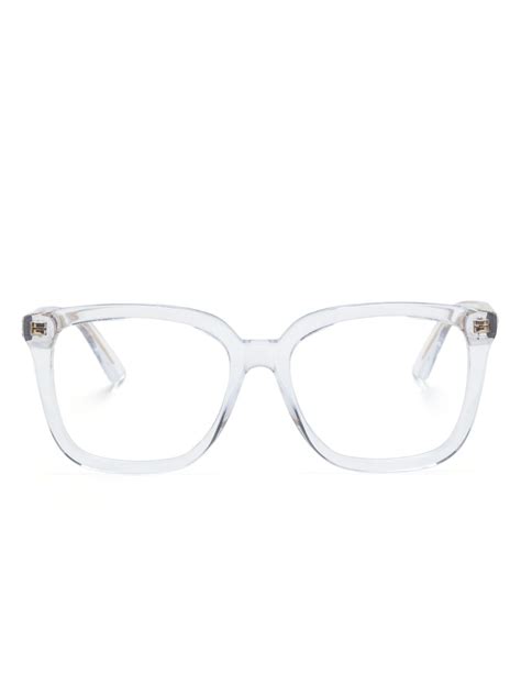 gucci 0010s transparent glasses|Gucci translucent glasses.